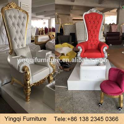 Beauty salon high back pedicure chair luxury throne whirlpool spa chair