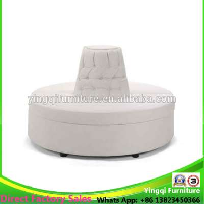 White Sofa for Hair Beauty Salon Reception Sofa