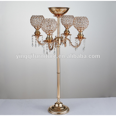 French Wedding Decoration Crystal Flower Stands